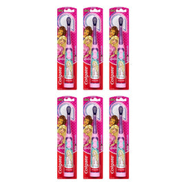 Colgate Kids Batman or Barbie Sonic Power Toothbrush Extra Soft 3+ Pack of 6