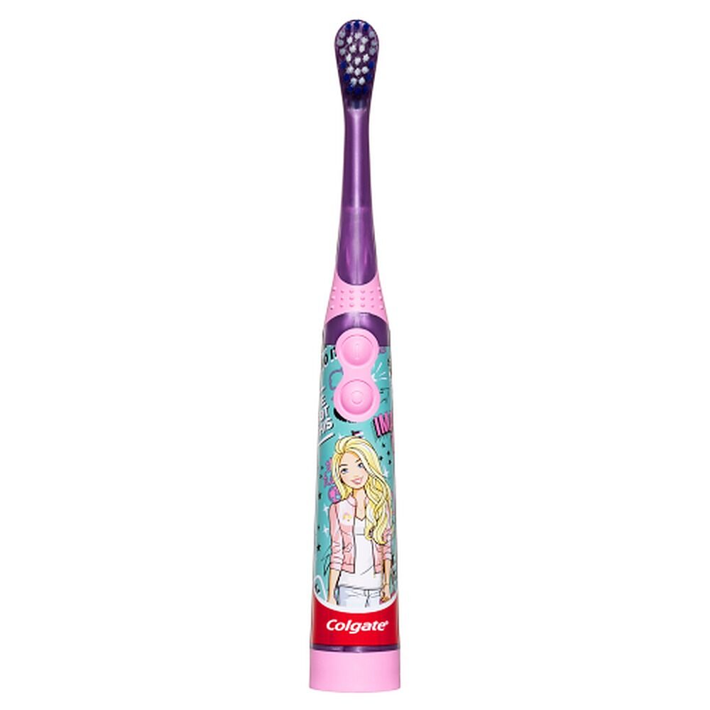 Colgate Kids Batman or Barbie Sonic Power Toothbrush Extra Soft 3+ Years