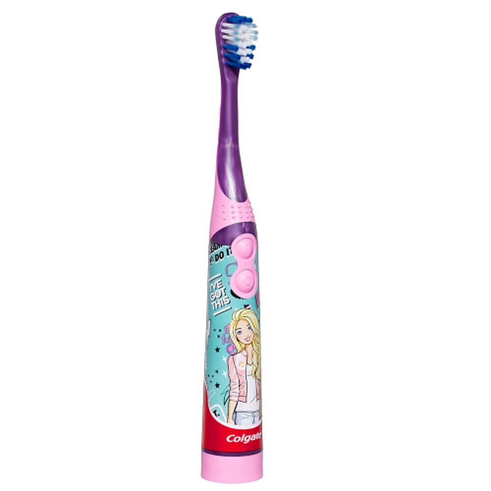 Colgate Kids Batman or Barbie Sonic Power Toothbrush Extra Soft 3+ Years