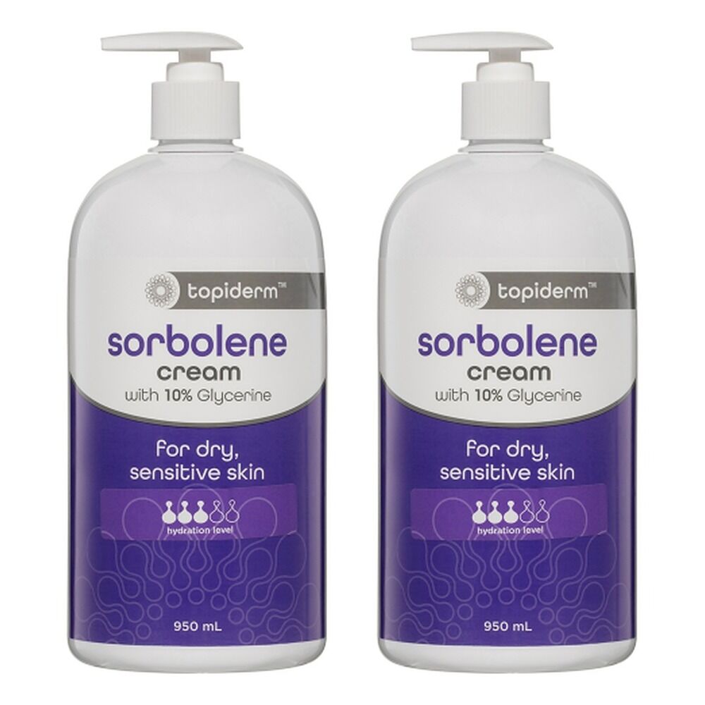 Topiderm Sorbolene Cream 950mL Pack of 2