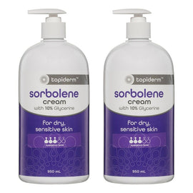 Topiderm Sorbolene Cream 950mL Pack of 2