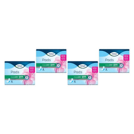Tena InstaDry Long Length Pads 8 Pack x 6 Bundle of 4