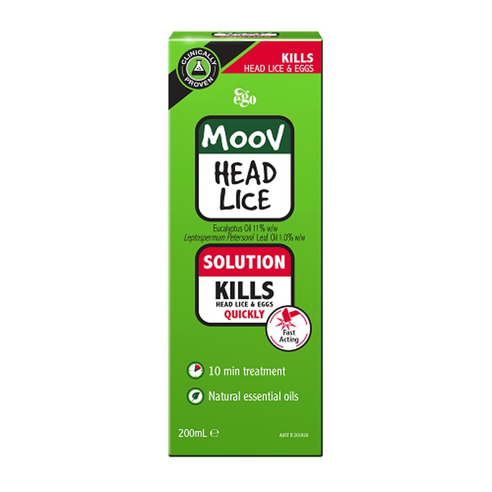 Ego Moov Head Lice Solution 200mL