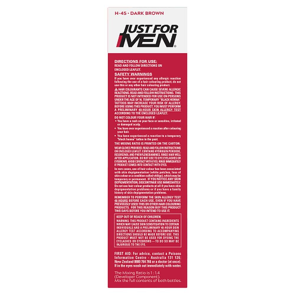 Just For Men Shampoo-In Haircolour Dark Brown 66mL