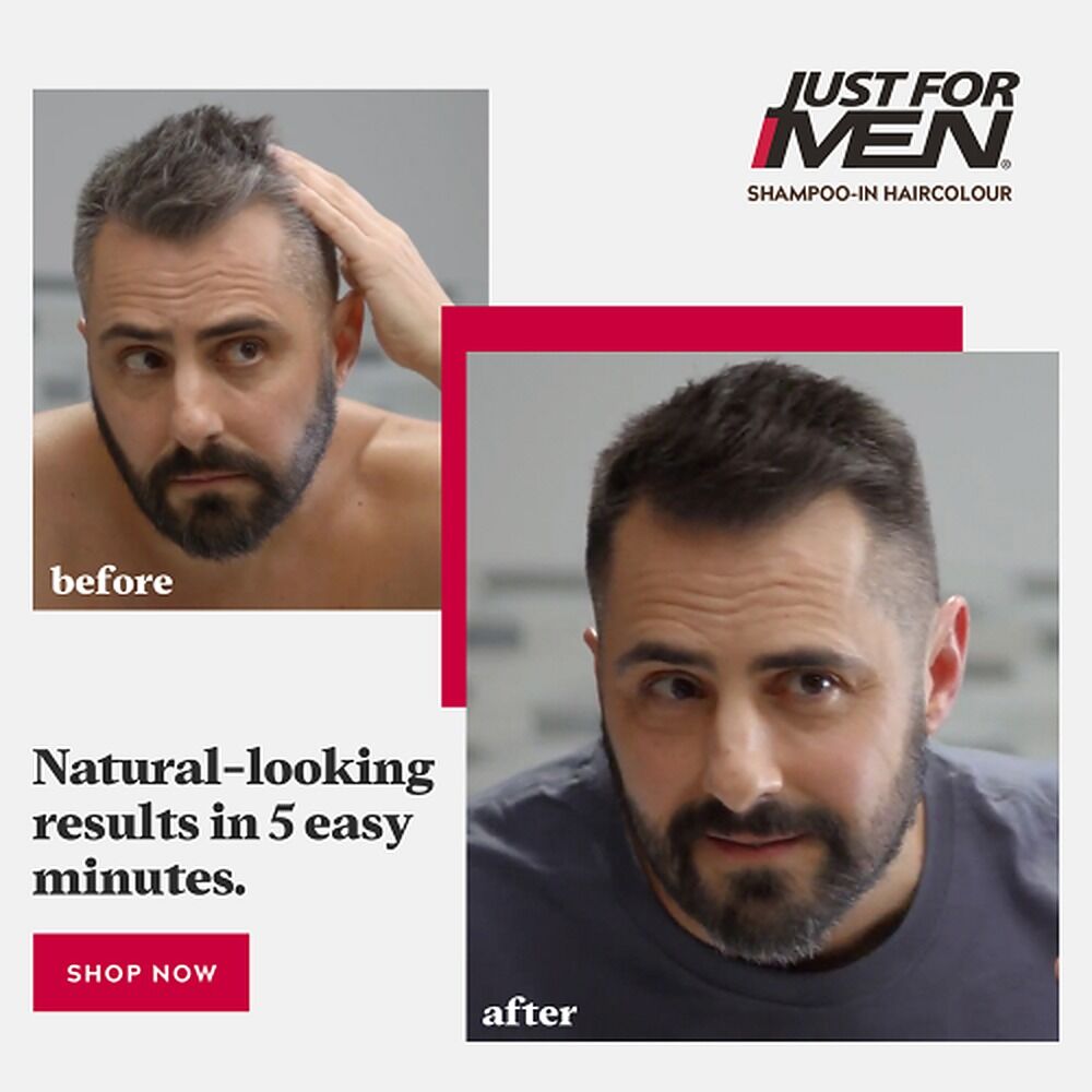 Just For Men Shampoo-In Haircolour Dark Brown 66mL