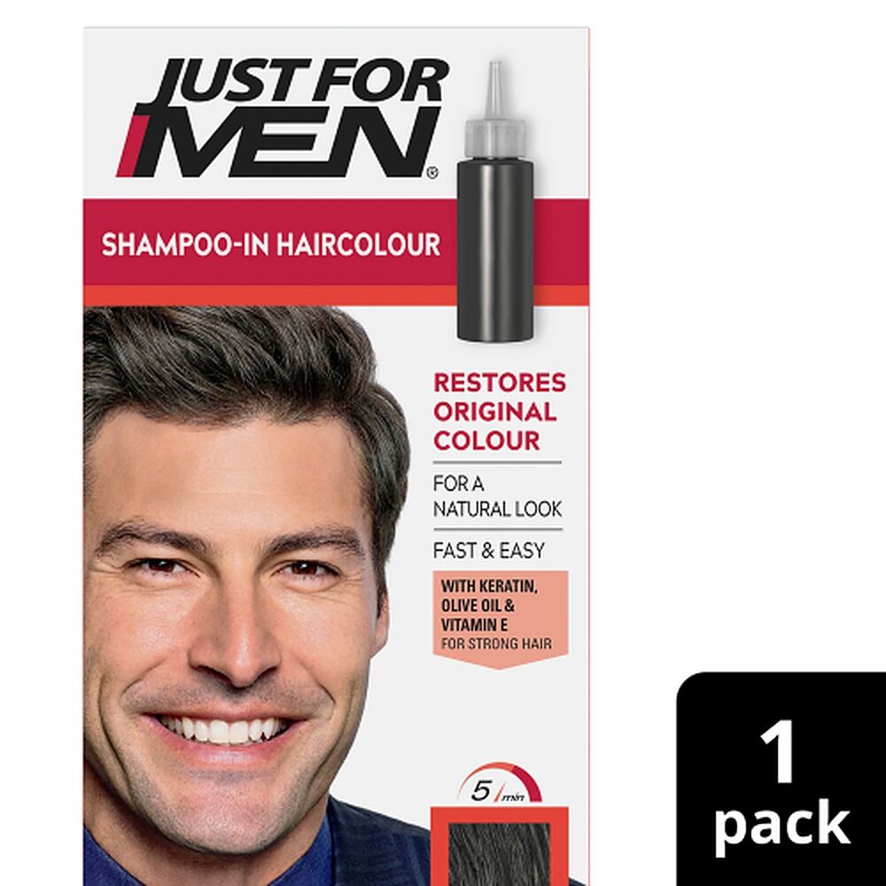 Just For Men Shampoo-In Haircolour Dark Brown 66mL