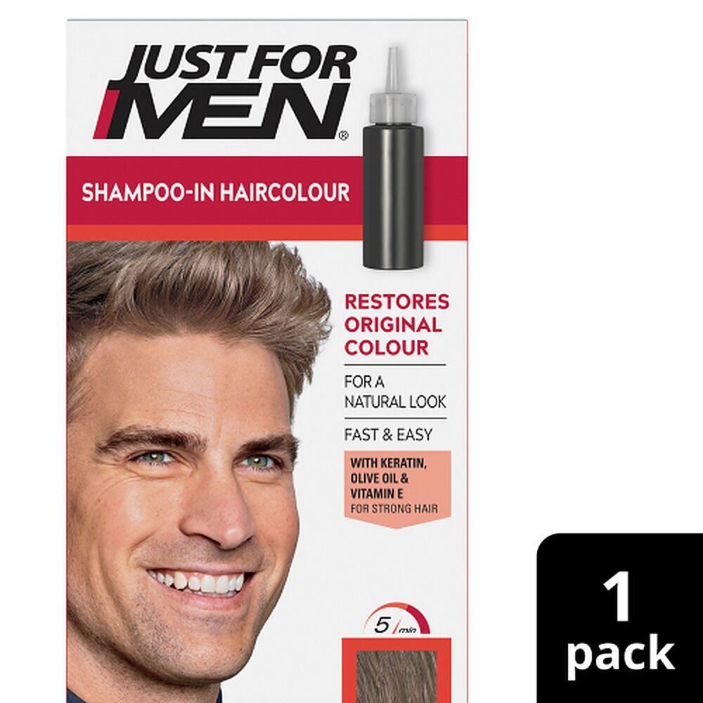Just For Men Shampoo-In Haircolour Light Brown 66mL