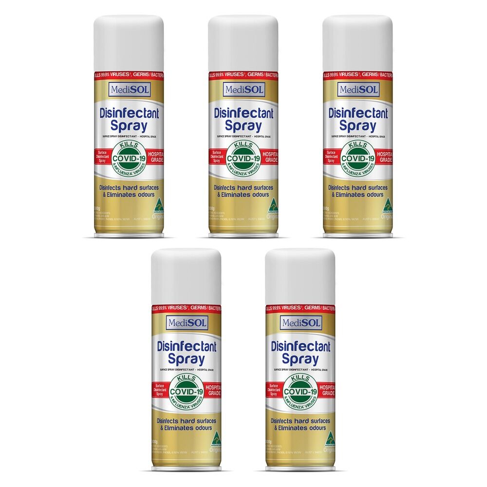 MediSOL Disinfectant Spray 300g Pack of 5