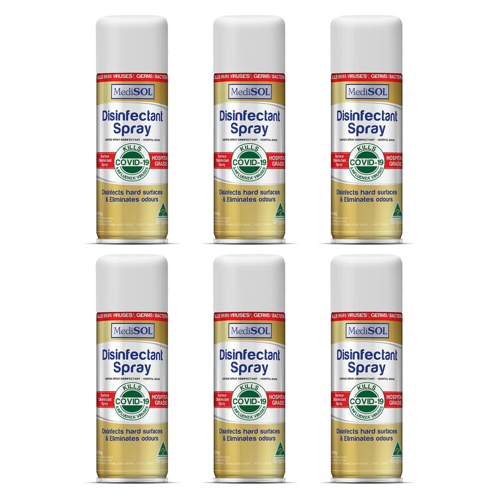 MediSOL Disinfectant Spray 300g Pack of 6