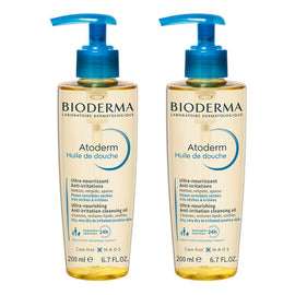 Bioderma Atoderm Ultra-Nourishing Shower Oil Cleanser 200mL Pack of 2
