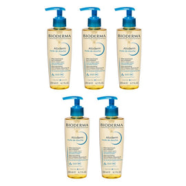 Bioderma Atoderm Ultra-Nourishing Shower Oil Cleanser 200mL Pack of 5