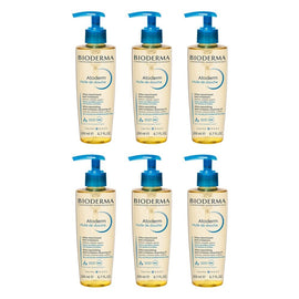 Bioderma Atoderm Ultra-Nourishing Shower Oil Cleanser 200mL Pack of 6