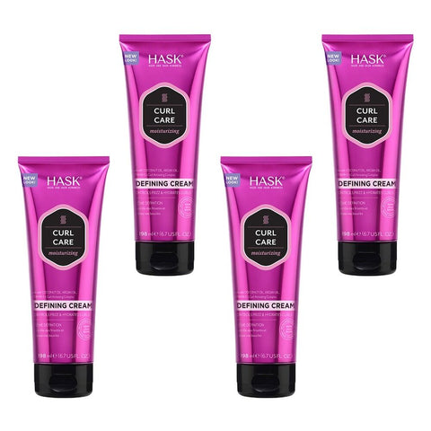 HASK Curl Care Moisturizing Defining Cream 198mL x 4 Bundle of 4