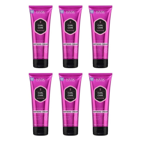 HASK Curl Care Moisturizing Defining Cream 198mL x 4 Bundle of 6