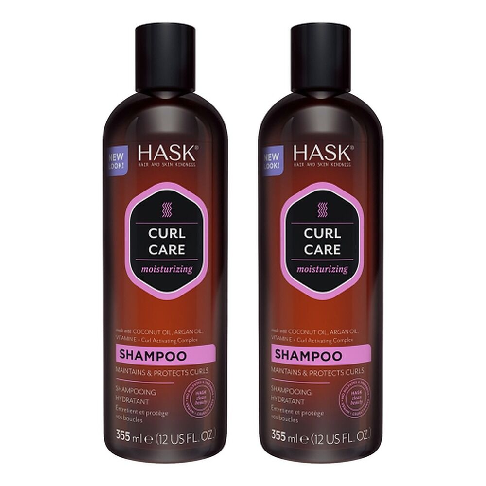 Hask Curl Care Moisturizing Shampoo 355mL Pack of 2