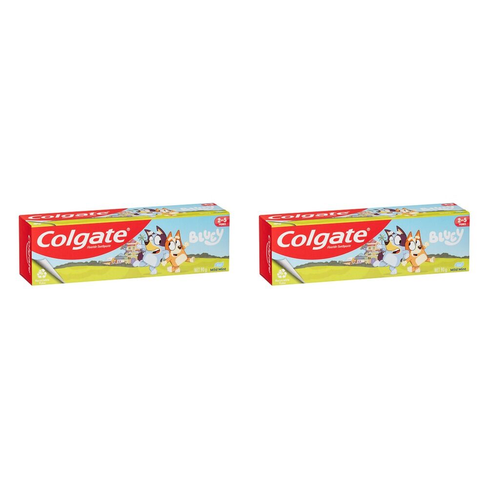Colgate Bluey Toothpaste Mild Mint 90g Pack of 2