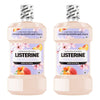 Listerine Antibacterial Mouthwash Cherry Blossom and Peach 500mL Pack of 2