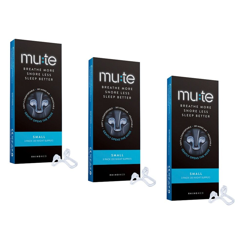 Mute Small Nasal Device 3 Pack Bundle of 3