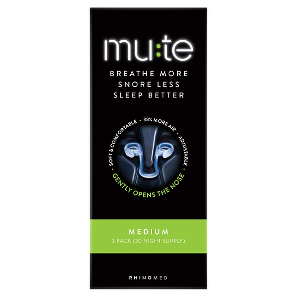 Mute Medium Nasal Device 3 Pack