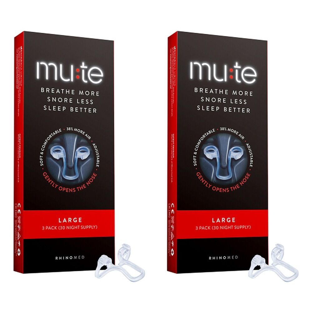 Mute Large Nasal Device 3 Pack Bundle of 2