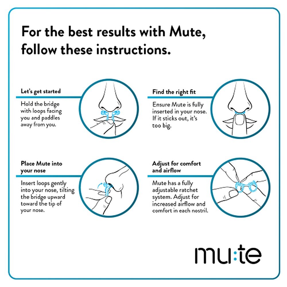 Mute Large Nasal Device 3 Pack