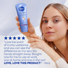 NIVEA Smooth Hands & Nail Care Hand Cream 100mL x 3