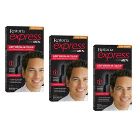 Restoria Express Men Dark Brown 90g Pack of 3