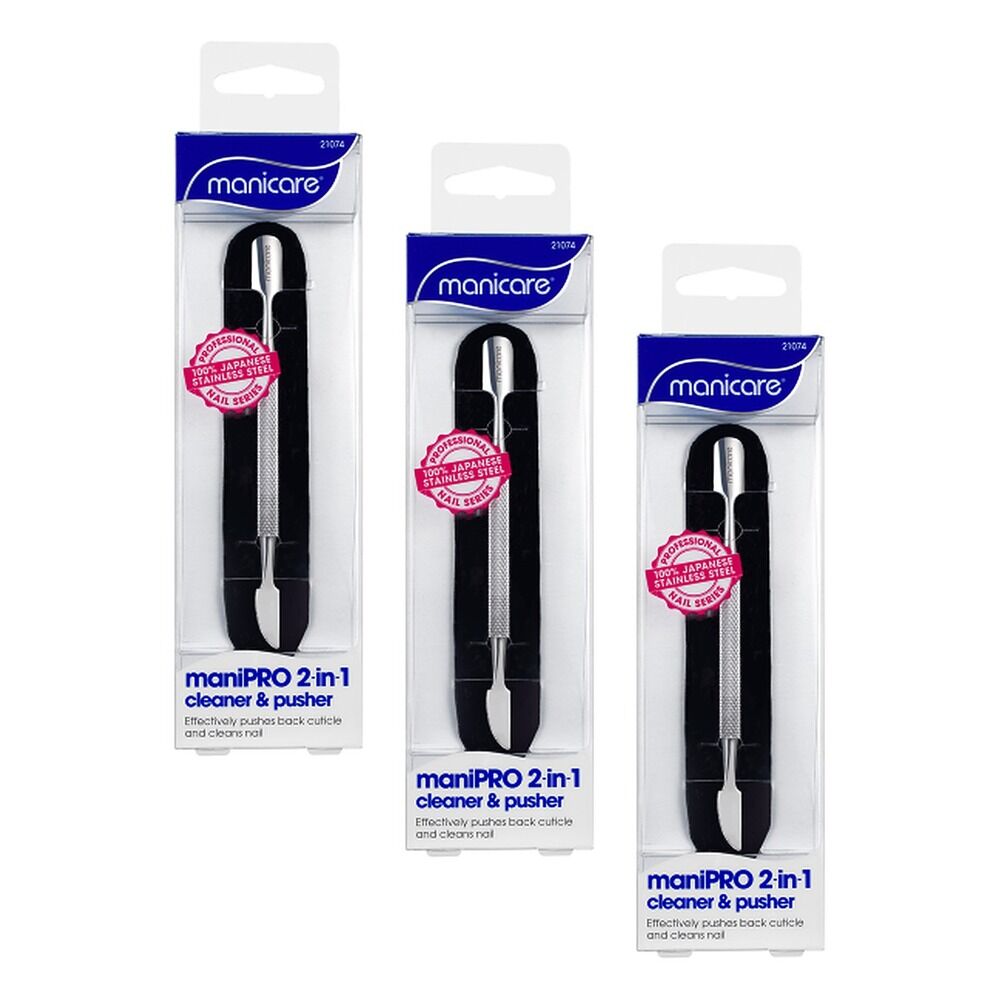 Manicare maniPRO 2-in-1 Cleaner and Pusher x 3 Bundle of 3