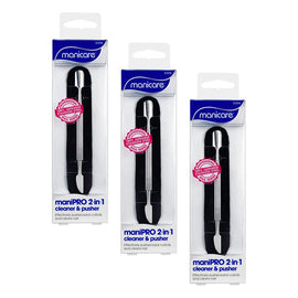 Manicare maniPRO 2-in-1 Cleaner and Pusher x 3 Bundle of 3
