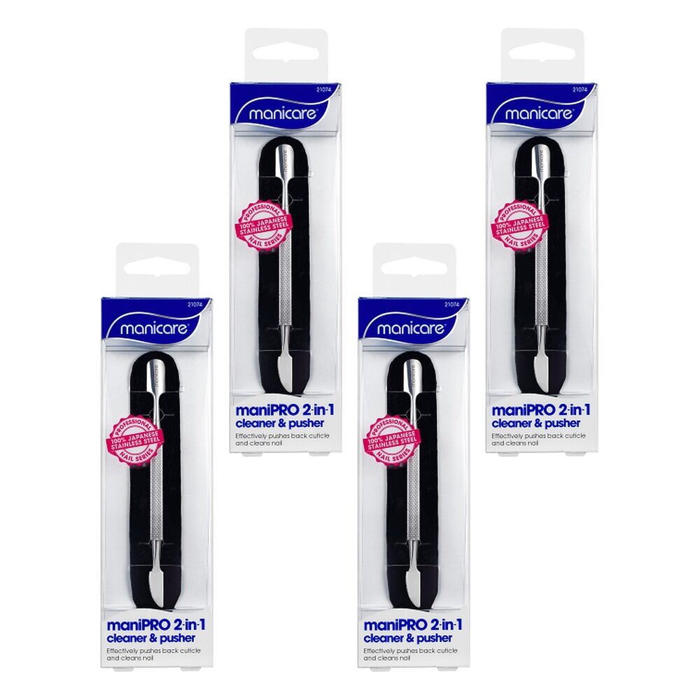 Manicare maniPRO 2-in-1 Cleaner and Pusher x 3 Bundle of 4