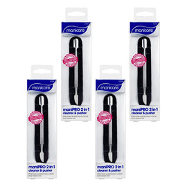Manicare maniPRO 2-in-1 Cleaner and Pusher x 3 Bundle of 4