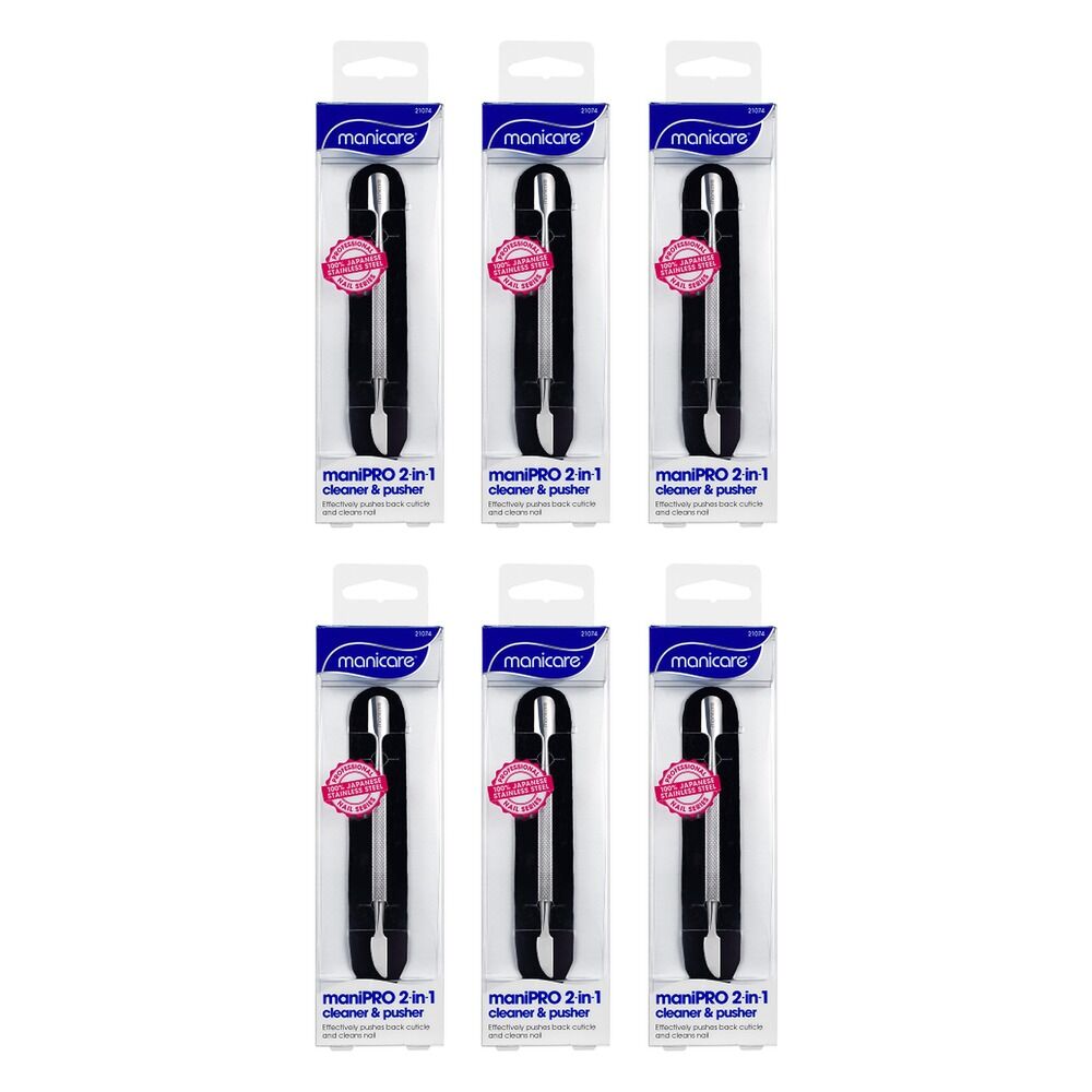 Manicare maniPRO 2-in-1 Cleaner and Pusher x 3 Bundle of 6