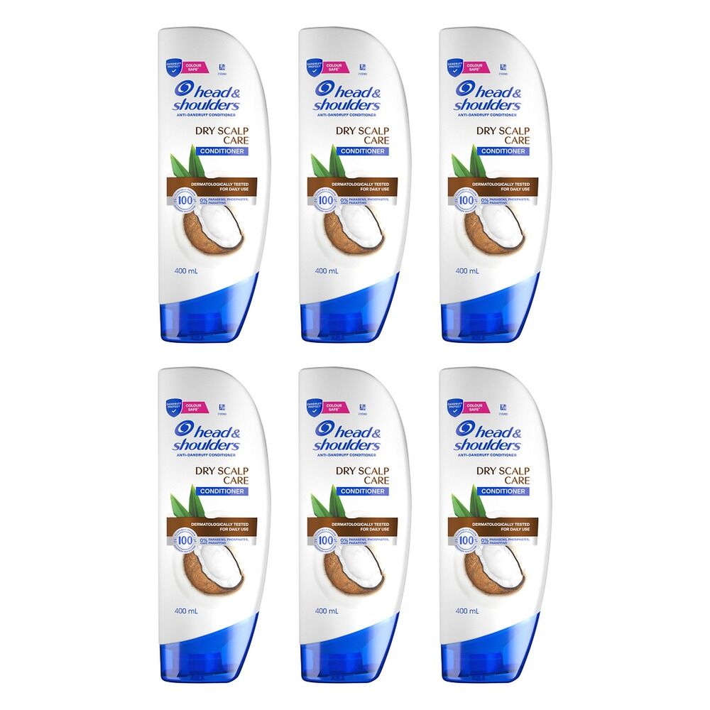Head & Shoulders Dry Scalp Care Coconut Oil Anti Dandruff Conditioner Pack of 6