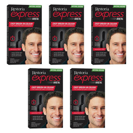 Restoria Express For Men Natural Brown 100g Pack of 5