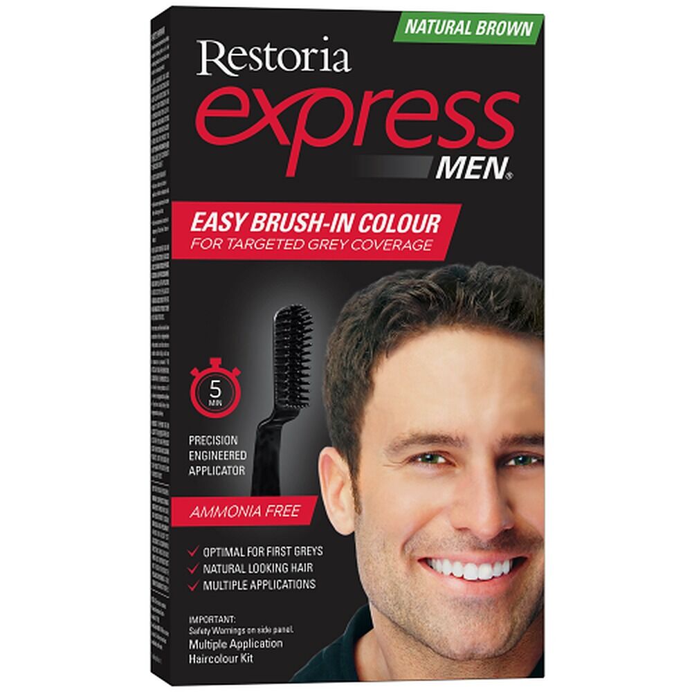 Restoria Express For Men Natural Brown 100g