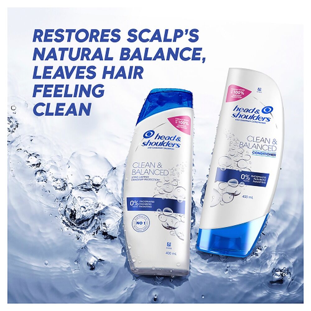 Head & Shoulders Clean & Balanced Anti Dandruff Conditioner 200mL