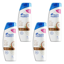 Head & Shoulders Dry Scalp Care Shampoo with Coconut Oil 400mL Pack of 4