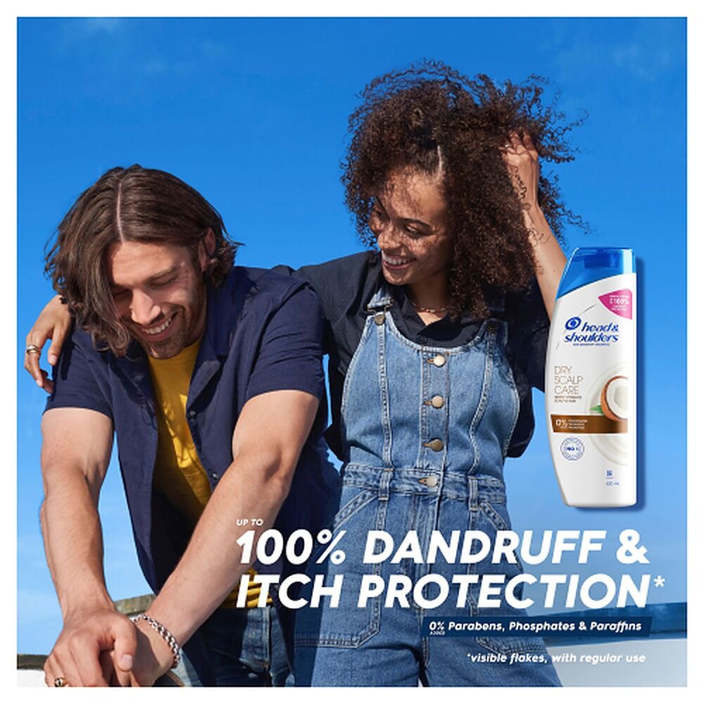 Head & Shoulders Dry Scalp Care Shampoo with Coconut Oil 400mL