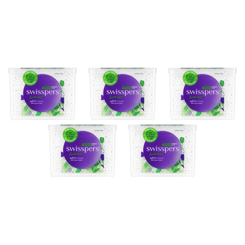 Swisspers Cotton Tips Paper Stems 400 Pack x 4 Bundle of 5