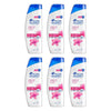 Head & Shoulders Smooth & Silky Anti-Dandruff Shampoo 400mL Pack of 6