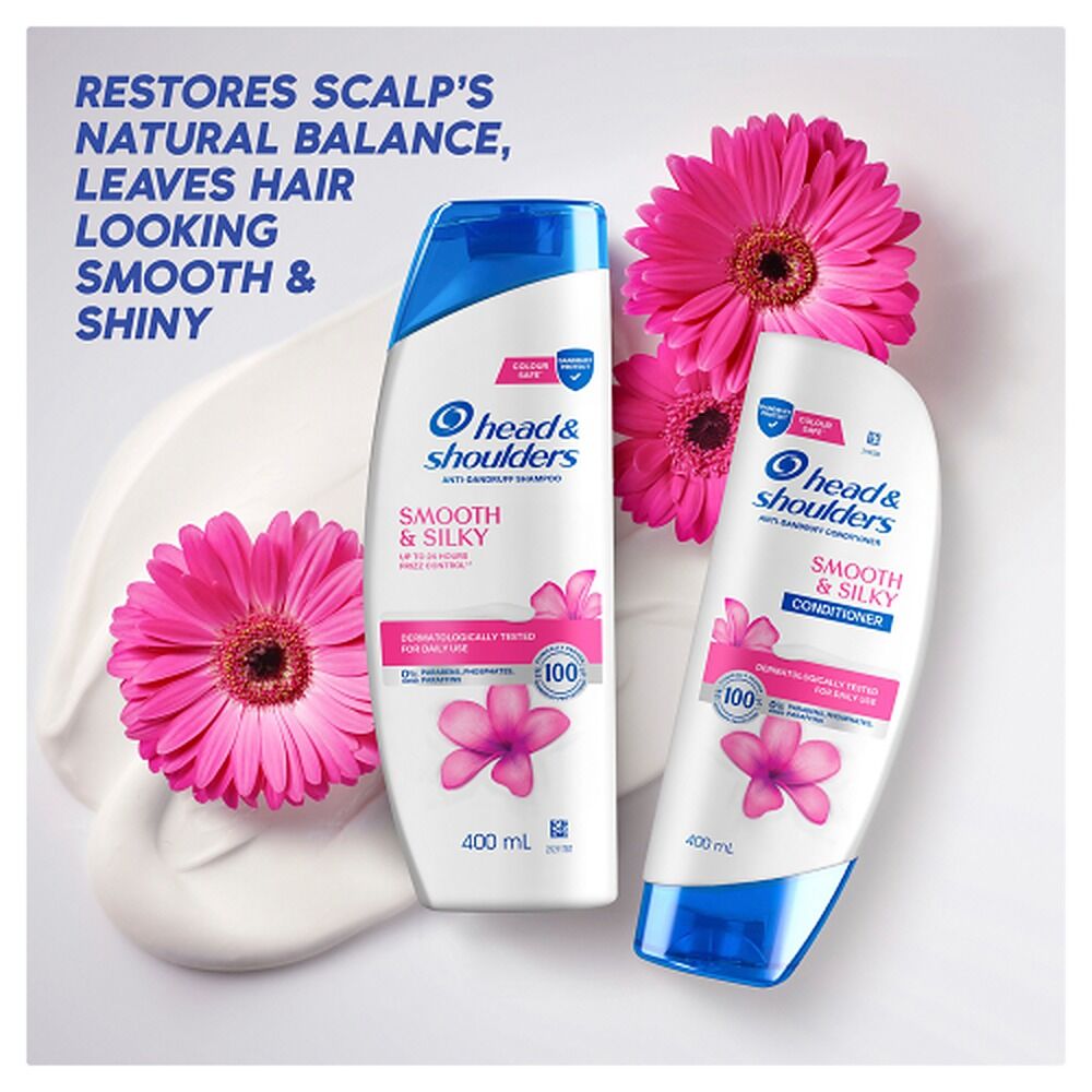 Head & Shoulders Smooth & Silky Anti-Dandruff Shampoo 400mL