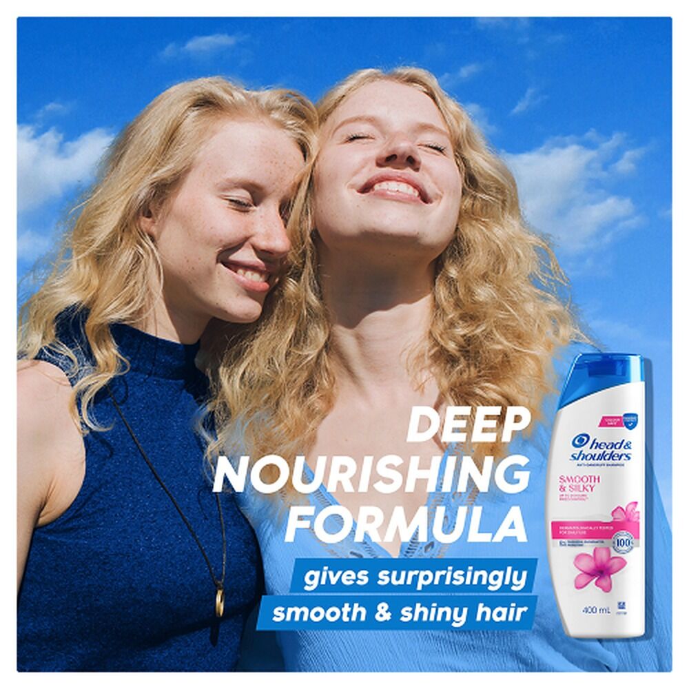 Head & Shoulders Smooth & Silky Anti-Dandruff Shampoo 400mL
