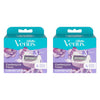 Gillette Venus Comfortglide Freesia Blade Refills 4 Pack Bundle of 2