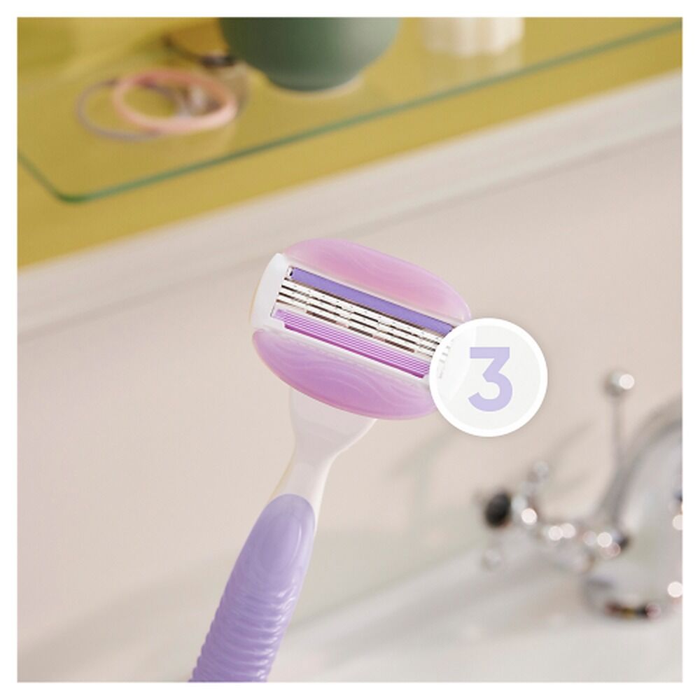 Gillette Venus Comfortglide Freesia Blade Refills 4 Pack