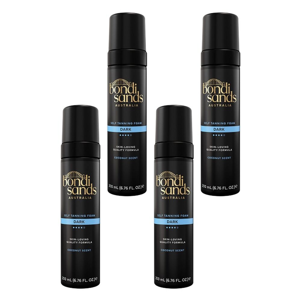 Bondi Sands Dark Self Tanning Foam 200mL Pack of 4