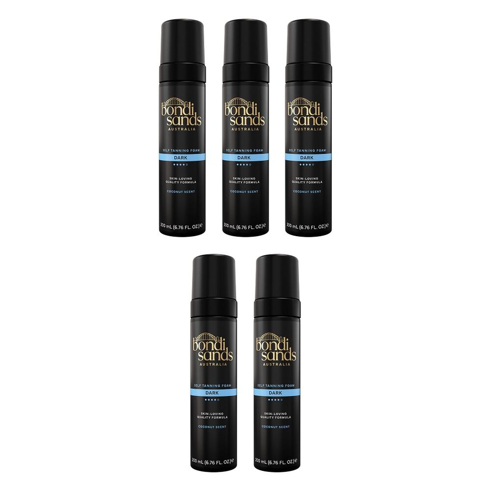 Bondi Sands Dark Self Tanning Foam 200mL Pack of 5