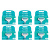 Gillette Venus Smooth Razor Refill Blades 4 Pack Bundle of 6