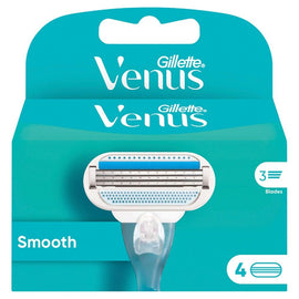 Gillette Venus Smooth Razor Refill Blades 4 Pack