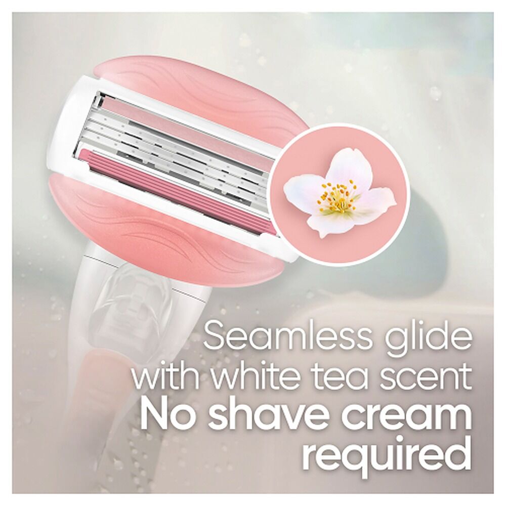 Gillette Venus Comfortglide White Tea Blade Refills 4 Pack