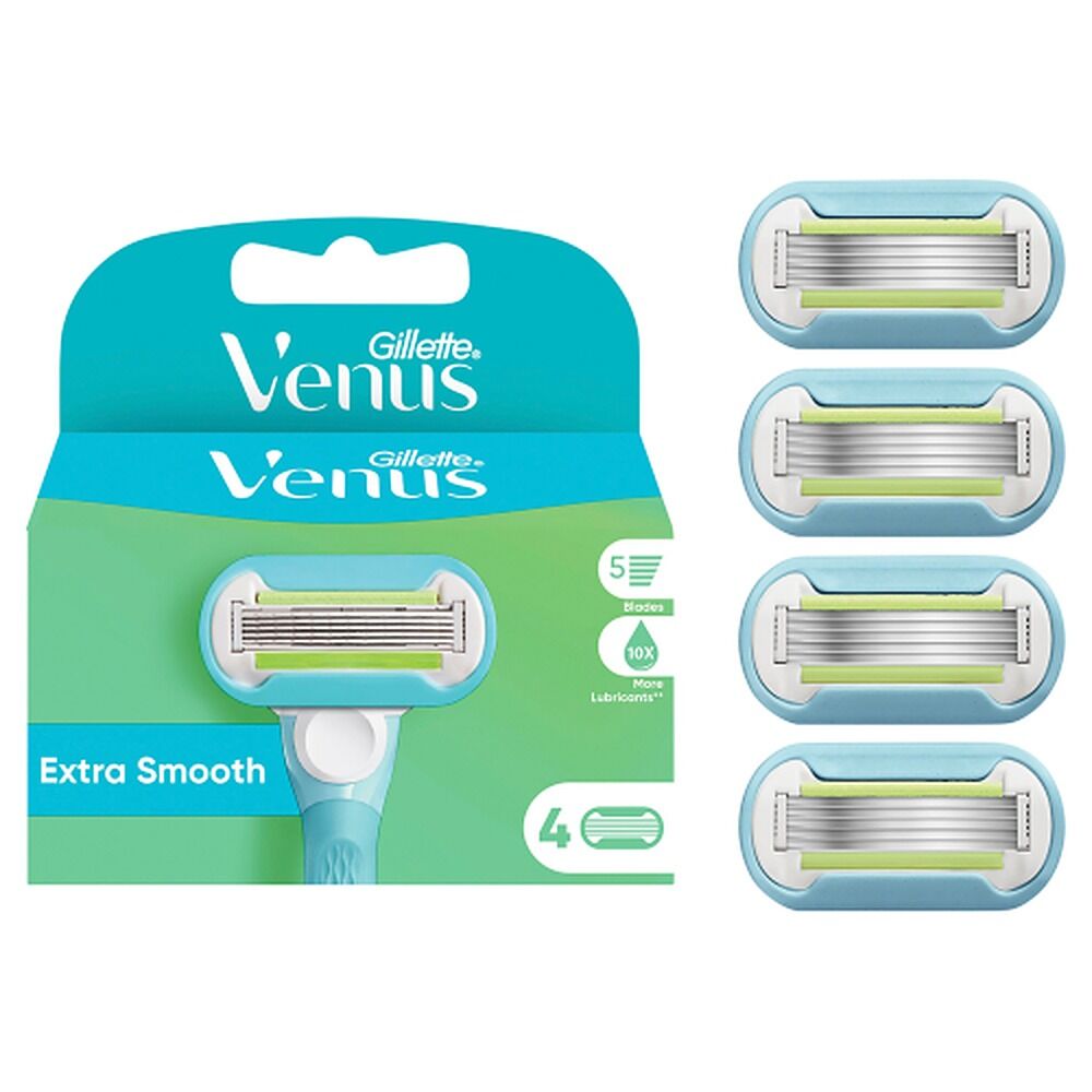 Gillette Venus Extra Smooth Refill Blades 4 Pack